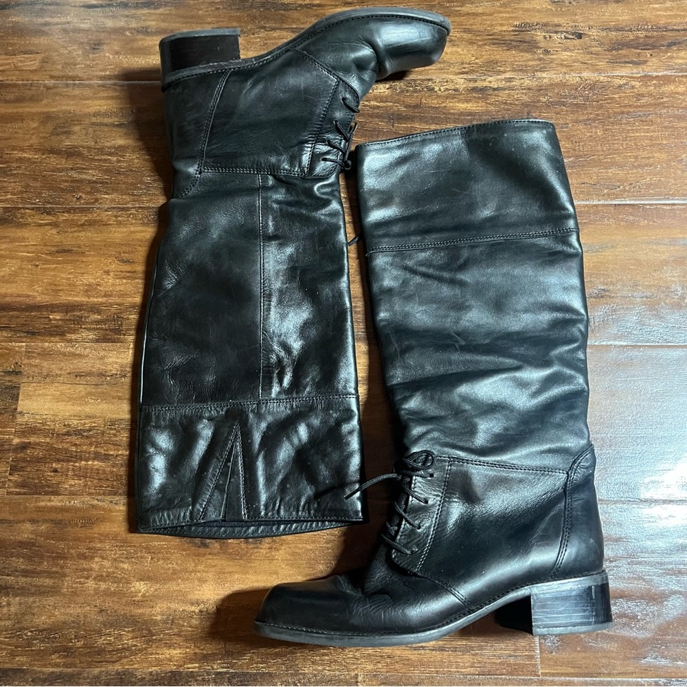 Blondo Riding Boots Vintage Laces